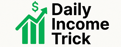 daily income trick logo – make money stock market blog